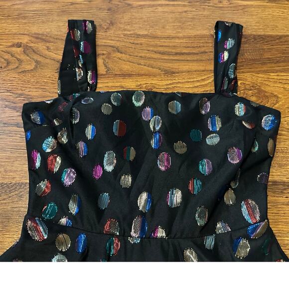 City Studios Junior's Tie Back Fit and Flare Formal Dress Black Size 1/2 NWT - Picture 3 of 10